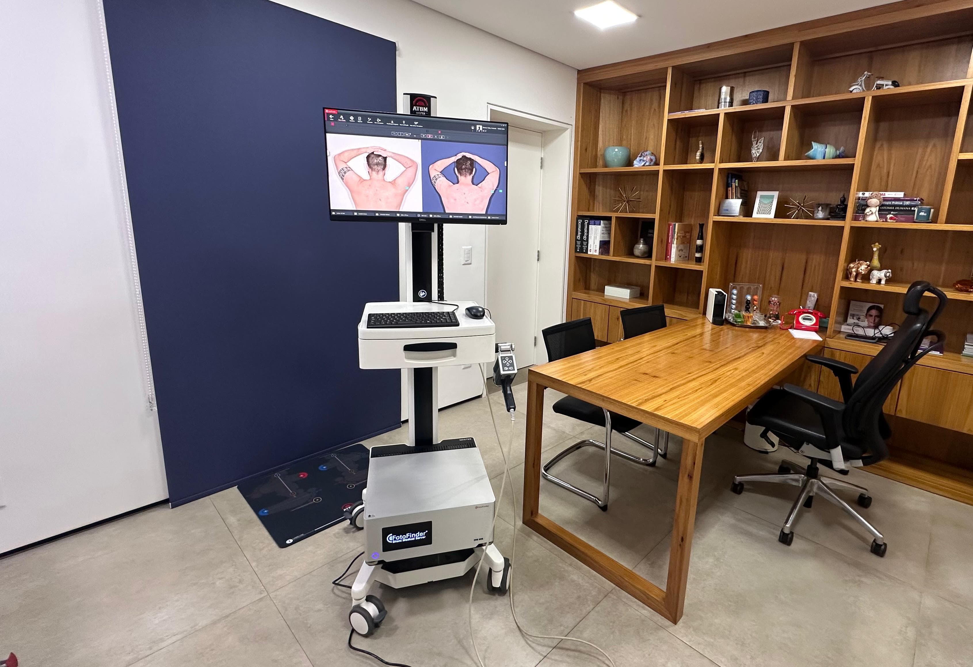 FotoFinder ATBM Master system arranged in the clinical room